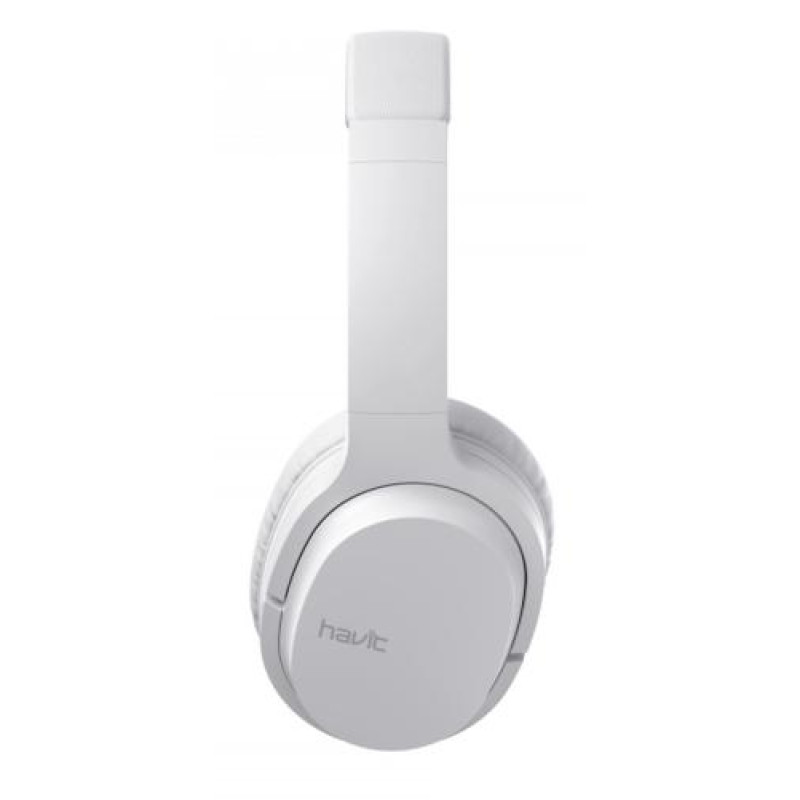 Навушники бездротові Havit I62, White, Bluetooth 5.3, мікрофон, динаміки 40 мм, microSD, Type-C, 400 mAh (HV-I62)