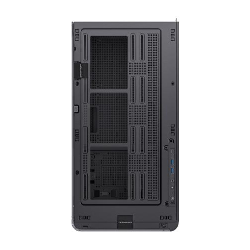 Корпус Jonsbo D300, Black, без БЖ, Mini Tower, для Micro ATX / Mini ITX, 1xType-C / 2xUSB 3.0, макс. CPU - 180 мм / VGA - 430 мм, бічна та передня панель із загартованого скла