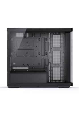 Корпус Jonsbo D300, Black, без БЖ, Mini Tower, для Micro ATX / Mini ITX, 1xType-C / 2xUSB 3.0, макс. CPU - 180 мм / VGA - 430 мм, бічна та передня панель із загартованого скла