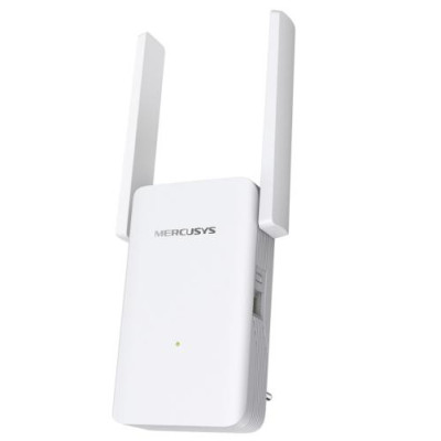Wi-Fi повторювач Mercusys ME70X, White, Wi-Fi 6, 2.4GHz (до 574 Мбіт/с) / 5GHz (до 1201 Мбіт/с), 1xGLan, 2 зовнішні антени