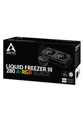 Система рідинного охолодження Arctic Liquid Freezer III 280 A-RGB, Black (ACFRE00143A)