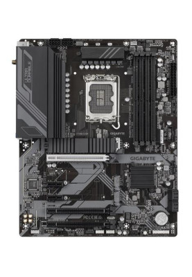 Материнська плата LGA1700, Gigabyte Z790 D AX, Z790, 4xDDR5, Int.Video(CPU), 4xSATA3, 3xM.2, 1xPCI-E 5.0 x16, 1xPCI-E 4.0 x16, 1xPCI-E 3.0 x16, 2xPCI-E 3.0 x1, Realtek 7.1, Realtek 2.5GbE, WiFi 6E, Bluetooth 5.3, 9xUSB3.2/6xUSB2.0, HDMI/DP, ATX