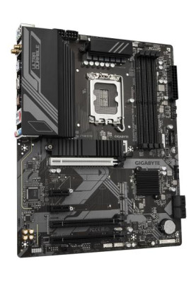 Материнська плата LGA1700, Gigabyte Z790 D AX, Z790, 4xDDR5, Int.Video(CPU), 4xSATA3, 3xM.2, 1xPCI-E 5.0 x16, 1xPCI-E 4.0 x16, 1xPCI-E 3.0 x16, 2xPCI-E 3.0 x1, Realtek 7.1, Realtek 2.5GbE, WiFi 6E, Bluetooth 5.3, 9xUSB3.2/6xUSB2.0, HDMI/DP, ATX