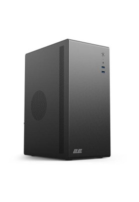 Корпус 2E Credo V200B, Black, 400 Вт, Mini Tower, для Micro ATX / Mini ITX, 2xUSB 3.0, макс. CPU - 140 мм / VGA - 250 мм, 1x80 мм (2E-V200B-400)