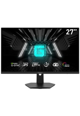 Монітор 27" MSI G274F, Black, WLED, Rapid IPS, 1920x1080 (16:9), 1 мс, 180 Гц, 250 кд/м², 1000:1, 178°/178°, 2xHDMI/DP, VESA 75x75 мм, G-Sync Compatible