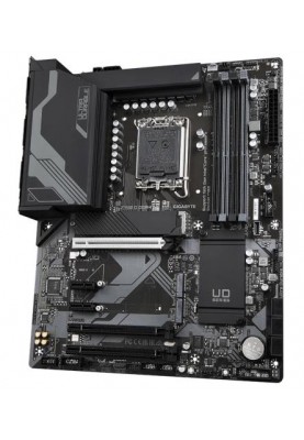 Материнська плата LGA1700, Gigabyte Z790 D, Z790, 4xDDR5, Int.Video(CPU), 4xSATA3, 3xM.2, 1xPCI-E 5.0 x16, 1xPCI-E 4.0 x16, 1xPCI-E 3.0 x16, 2xPCI-E 3.0 x1, Realtek 7.1, Realtek 2.5GbE, 9xUSB3.2/6xUSB2.0, HDMI/DP, ATX