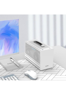 Корпус PcCooler I100W PRO MESH, White, Mini Case, без БЖ (SFX формат), для Mini ITX, 1xUSB 3.0, макс. CPU - 60 мм / GPU - 300 мм