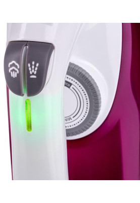 Праска Ardesto IR-C2230-BUR, White/Purple, 2200W, кераміка, паровий удар, резервур 300мл, захист від кальцинації, антикрапля, плавне регулювання потужності пари, автоматичне відключення, мірний стакан для води, горизонтальне відпарювання