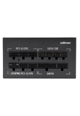 Блок живлення 1200 Вт, Zalman TeraMax II, Black, модульний, 80+ Gold, Active PFC, 12 см FDB, 3xMolex / 12xSATA / 1x16-pin / 4x6+2-pin / 2x4+4-pin / 1x20+4-pin, захист OCP/OTP/OPP/OVP/UVP/SCP, ATX 12V 3.0 (ZM1200-TMX2)