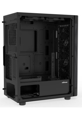 Корпус Zalman i4, Black, Mid Tower, без БЖ, для ATX / Micro ATX / Mini ITX, 2xUSB 3.0 / 1xUSB 2.0, макс. CPU - 170 мм / VGA - 320 мм, 6x120 мм