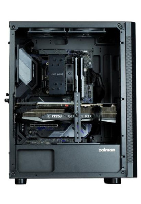 Корпус Zalman i4, Black, Mid Tower, без БЖ, для ATX / Micro ATX / Mini ITX, 2xUSB 3.0 / 1xUSB 2.0, макс. CPU - 170 мм / VGA - 320 мм, 6x120 мм