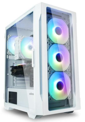 Корпус Zalman i3 NEO TG, White, Mid Tower, без БЖ, для ATX / Micro ATX / Mini ITX, 2xUSB 3.0 / 1xUSB 2.0, макс. CPU - 162 мм / VGA - 355 мм, 4x120 мм ARGB, бічна панель із загартованого скла