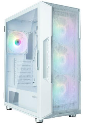 Корпус Zalman i3 NEO, White, Mid Tower, без БЖ, для ATX / Micro ATX / Mini ITX, 2xUSB 3.0 / 1xUSB 2.0, макс. CPU - 162 мм / VGA - 355 мм, 4x120 мм RGB, бічна панель із загартованого скла