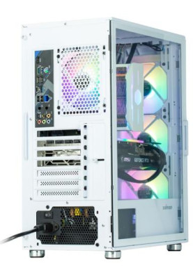 Корпус Zalman i3 NEO, White, Mid Tower, без БЖ, для ATX / Micro ATX / Mini ITX, 2xUSB 3.0 / 1xUSB 2.0, макс. CPU - 162 мм / VGA - 355 мм, 4x120 мм RGB, бічна панель із загартованого скла