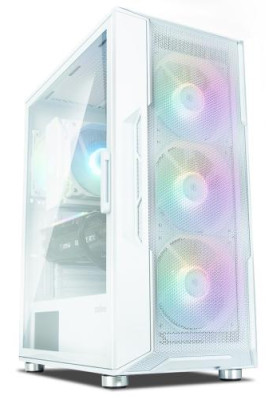 Корпус Zalman i3 NEO, White, Mid Tower, без БЖ, для ATX / Micro ATX / Mini ITX, 2xUSB 3.0 / 1xUSB 2.0, макс. CPU - 162 мм / VGA - 355 мм, 4x120 мм RGB, бічна панель із загартованого скла