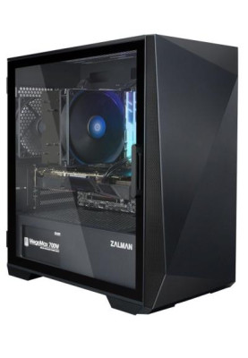 Корпус Zalman Z1 Iceberg, Black, Mid Tower, без БЖ, для Micro ATX / Mini ITX, 2xUSB 3.0 / 1xUSB 2.0, макс. CPU - 160 мм / VGA - 330 мм, 3x120 мм, бічна панель із загартованого скла