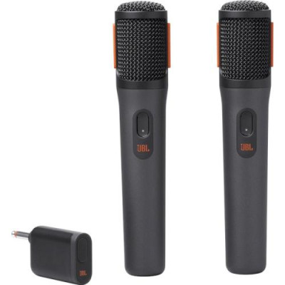 Мікрофон JBL Partybox Wireless Mic, Black, 2 шт, бездротовий передавач, до 10 м (JBLPBWIRELESSMIC)