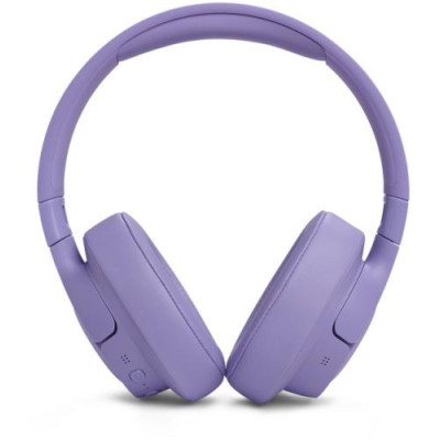 Навушники бездротові JBL Tune 770NC, Purple, Bluetooth, мікрофон, акумулятор 690 mAh, технологія "Pure Bass", кнопки на чашках навушників, швидка зарядка (JBLT770NCPUR)
