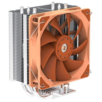 Кулер для процесора GameMax Ice Wind, алюміній/мідь, 1x120 мм, для Intel 1700/1200/115x, AMD AM5/AM4, до 200 Вт, висота 153 мм