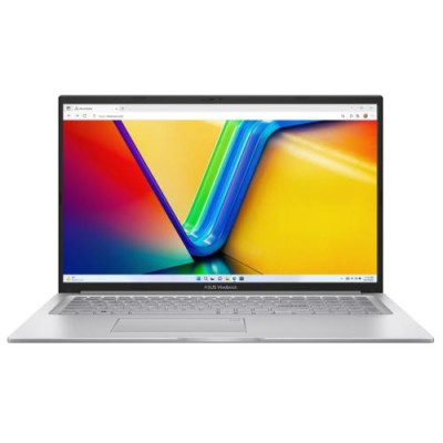 Ноутбук 17" Asus VivoBook 17 X1704VA-AU210 (90NB10V1-M007V0) Cool Silver 17.3" FullHD 1920x1080 IPS матовий, Intel Core i3-1315U 3.3-4.5GHz, RAM 8GB, SSD 512GB, Intel UHD Graphics, DOS