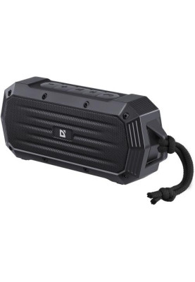 Колонка портативна Defender Octagon, Black, 5 Вт, Bluetooth 5.1, MP3, FM, USB, microSD, AUX, Type-C, 800 mAh, IPX5 (65039)