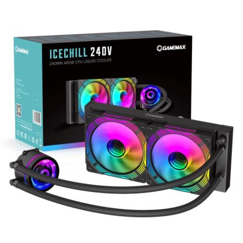 Система рідинного охолодження GameMax IceChill 240V, Black