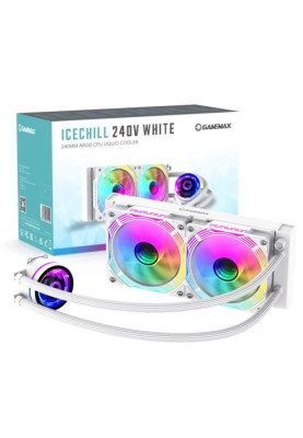 Система рідинного охолодження GameMax IceChill 240V, White