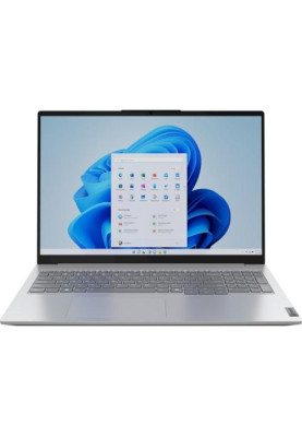 Ноутбук Lenovo ThinkBook 16 G7 IML, Arctic Grey, 16" (1920x1200, IPS), Core Ultra 5 125U (12x1.3-4.3 GHz), 8Gb DDR5, 256Gb NVMe, Intel Graphics, WiFi 6E, Bluetooth 5.3, Web, 2xType-C / 2xUSB 3.0, HDMI, 45 Wh, Без ОС (21MS004VRA)