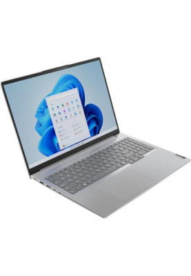 Ноутбук Lenovo ThinkBook 16 G7 IML, Arctic Grey, 16" (1920x1200, IPS), Core Ultra 5 125U (12x1.3-4.3 GHz), 8Gb DDR5, 256Gb NVMe, Intel Graphics, WiFi 6E, Bluetooth 5.3, Web, 2xType-C / 2xUSB 3.0, HDMI, 45 Wh, Без ОС (21MS004VRA)