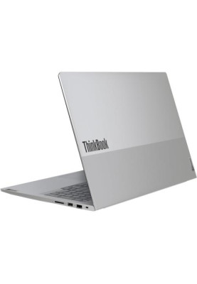Ноутбук Lenovo ThinkBook 16 G7 IML, Arctic Grey, 16" (1920x1200, IPS), Core Ultra 5 125U (12x1.3-4.3 GHz), 8Gb DDR5, 256Gb NVMe, Intel Graphics, WiFi 6E, Bluetooth 5.3, Web, 2xType-C / 2xUSB 3.0, HDMI, 45 Wh, Без ОС (21MS004VRA)