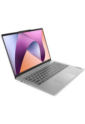 Ноутбук Lenovo ideapad Slim 5 14IRL8, Cloud Grey, 14" (1920x1200, IPS), Core i5-13420H (8x2.1-4.6 GHz), 16Gb LPDDR5, 512Gb NVMe, UHD Graphics, WiFi 6, Bluetooth 5.2, Web, 2xType-C / 2xUSB 3.0, HDMI, 56.6 Wh, Без ОС (82XD00A5RA)