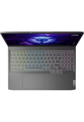 Ноутбук Lenovo LOQ 15IRH8, Storm Grey, 15.6" (1920x1080, IPS), Core i5-12450H (8x2.0-4.4 GHz), 16Gb DDR5, 512Gb NVMe, GeForce RTX 4060 (8Gb), WiFi 6, Bluetooth 5.1, Web, 1xType-C / 3xUSB 3.0, HDMI, 60 Wh, Без ОС (82XV010JRA)