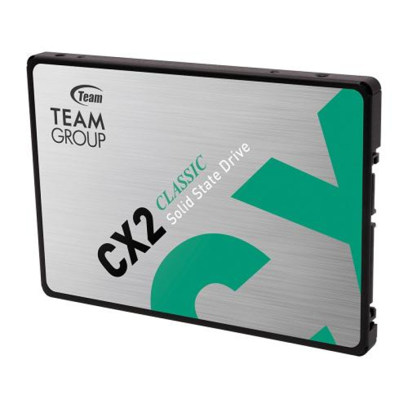 Твердотільний накопичувач SSD 2Tb, Team CX2, SATA3, 2.5", 3D TLC, 540/490 МБ/с (T253X6002T0C101)