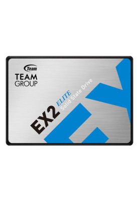 Твердотільний накопичувач SSD 512Gb, Team EX2, SATA3, 2.5", 3D TLC, 550/520 МБ/с (T253E2512G0C101)