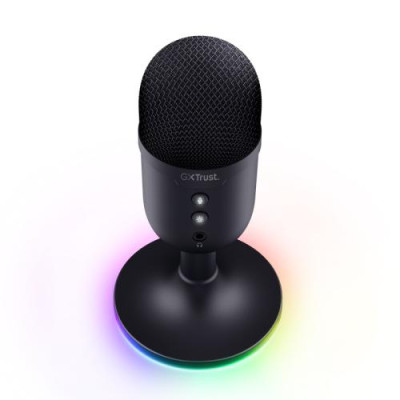 Мікрофон Trust GXT 234 Yunix, Black, 3.5 мм / USB, RGB підсвічування, 1.8 м (25372)