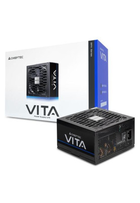 Блок живлення 850 Вт, Chieftec VITA, Black, 80+ Bronze, 120 мм FDB, 2xMolex / 6xSATA / 4x6+2-pin / 2x4+4-pin / 1x20+4-pin, захист AFC/OPP/OTP/OVP/SCP/SIP/UVP/OCP, ATX 12V 2.53 (BPX-850-S)