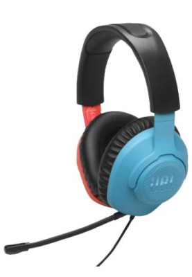 Навушники JBL Quantum 100N, Black, 3.5 мм, мікрофон, динаміки 40 мм, технологія "QuantumSOUND Signature", 1.2 м (JBLQTUM100N)