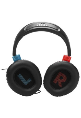 Навушники JBL Quantum 100N, Black, 3.5 мм, мікрофон, динаміки 40 мм, технологія "QuantumSOUND Signature", 1.2 м (JBLQTUM100N)