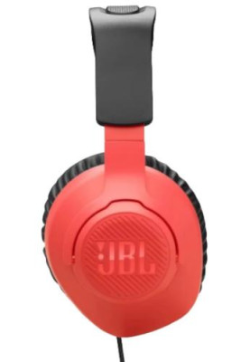 Навушники JBL Quantum 100N, Black, 3.5 мм, мікрофон, динаміки 40 мм, технологія "QuantumSOUND Signature", 1.2 м (JBLQTUM100N)