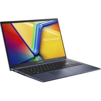 Ноутбук Asus Vivobook 15 M1502YA-BQ325, 15.6` (1920x1080, IPS), Ryzen 5 7430U (6x2.3-4.3 GHz), 16Gb DDR4, 512Gb NVMe, Radeon Graphics, WiFi 6E, Bluetooth 5.3, Web, 1xType-C / 2xUSB 3.0 / 1xUSB 2.0, HDMI, 42 Wh, Без ОС (90NB0X21-M00EU0)