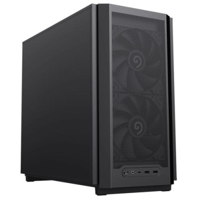 Корпус GameMax F36 Dark, Black, без БЖ, Mini Tower, Micro ATX / Mini ITX, Type-C / 2xUSB 3.0, макс. CPU - 169 мм / VGA - 350 мм, 3x120 мм