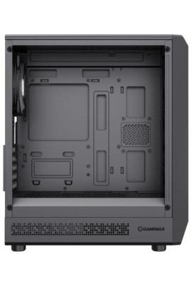 Корпус GameMax Forge MB, Black, без БЖ, Midi Tower, Micro ATX / Mini ITX, Type-C / USB 3.0 / USB 2.0, макс. CPU - 155 мм / VGA - 330 мм, 4x120 мм ARGB, бічна панель із загартованого скла