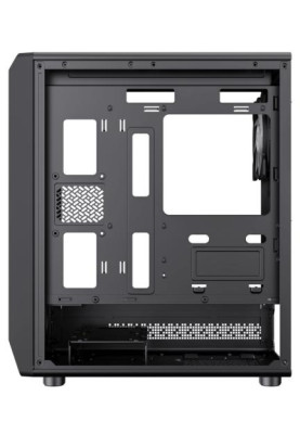 Корпус GameMax Forge MB, Black, без БЖ, Midi Tower, Micro ATX / Mini ITX, Type-C / USB 3.0 / USB 2.0, макс. CPU - 155 мм / VGA - 330 мм, 4x120 мм ARGB, бічна панель із загартованого скла