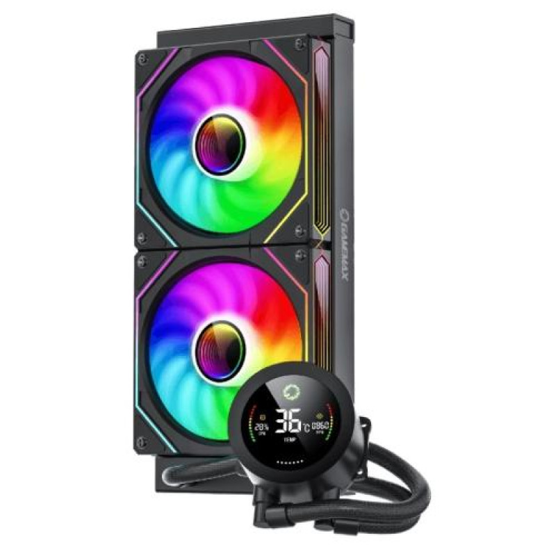 Система рідинного охолодження GameMax IceBurg 240 Digital, Black