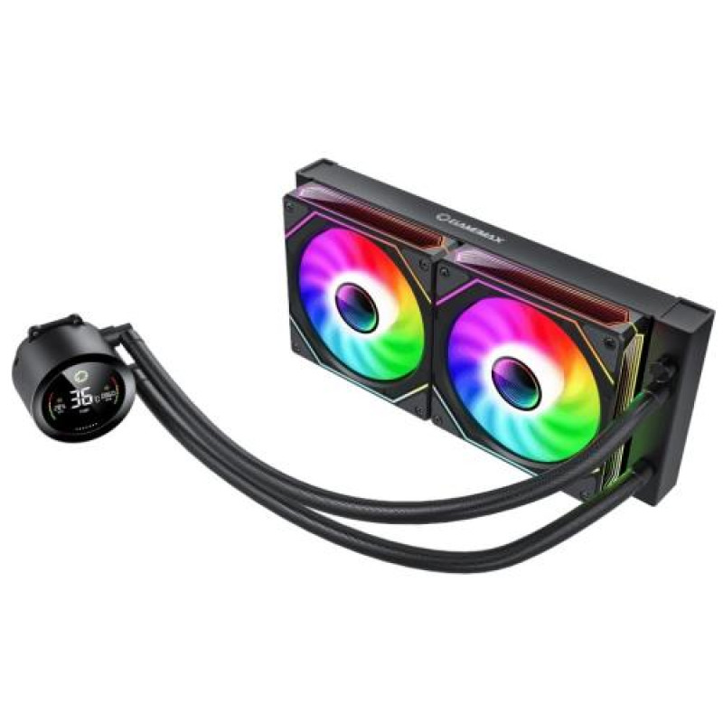 Система рідинного охолодження GameMax IceBurg 240 Digital, Black