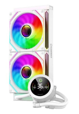 Система рідинного охолодження GameMax IceBurg 240 Digital, White