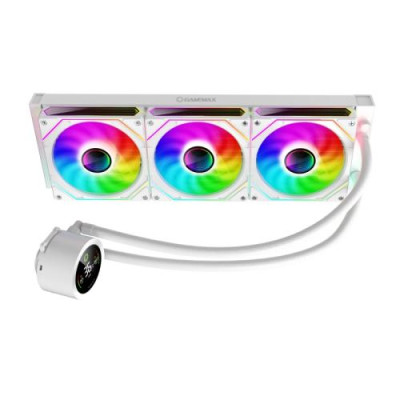 Система рідинного охолодження GameMax IceBurg 360 Digital, White