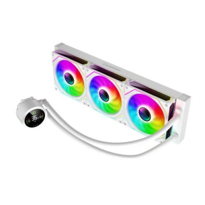 Система рідинного охолодження GameMax IceBurg 360 Digital, White
