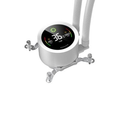 Система рідинного охолодження GameMax IceBurg 360 Digital, White