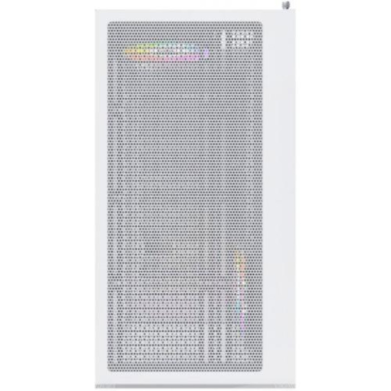 Корпус Montech XR, White, Mid Tower, без БЖ, для ATX / Micro ATX / Mini ITX, Type-C / 2xUSB 3.0, макс. CPU - 175 мм / GPU - 420 мм, 3x120 мм ARGB, бічна та передня панель із загартованого скла